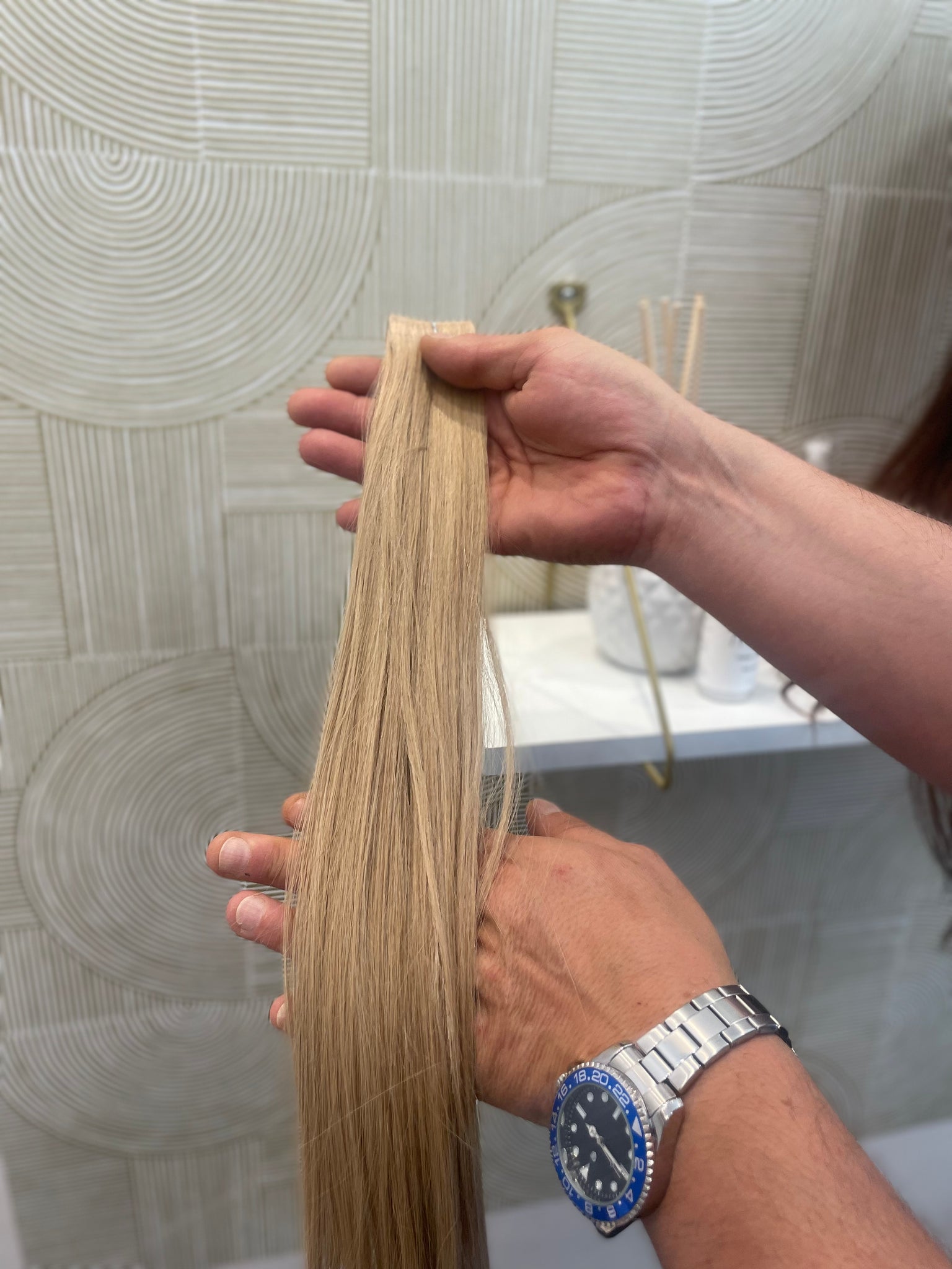 Extensions Tape invisible 50 gram (6C) 55 cm European hair