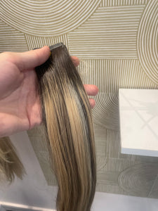 Extensions Tape 50 gram (1B-5Q-613B) 55 cm European hair