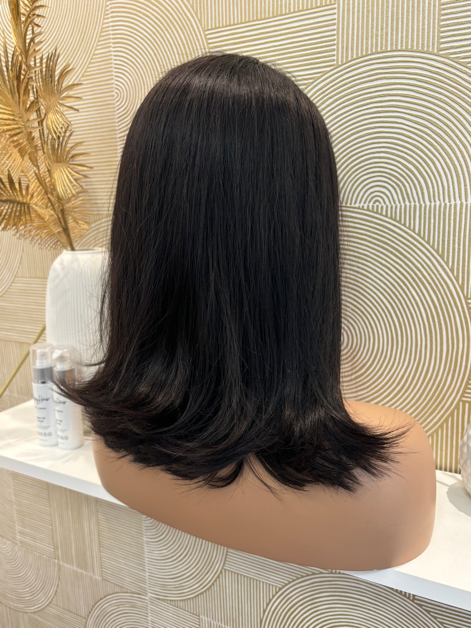 Lana - Integral + lace top  / 16 inch / 150 % Volume / burmese hair